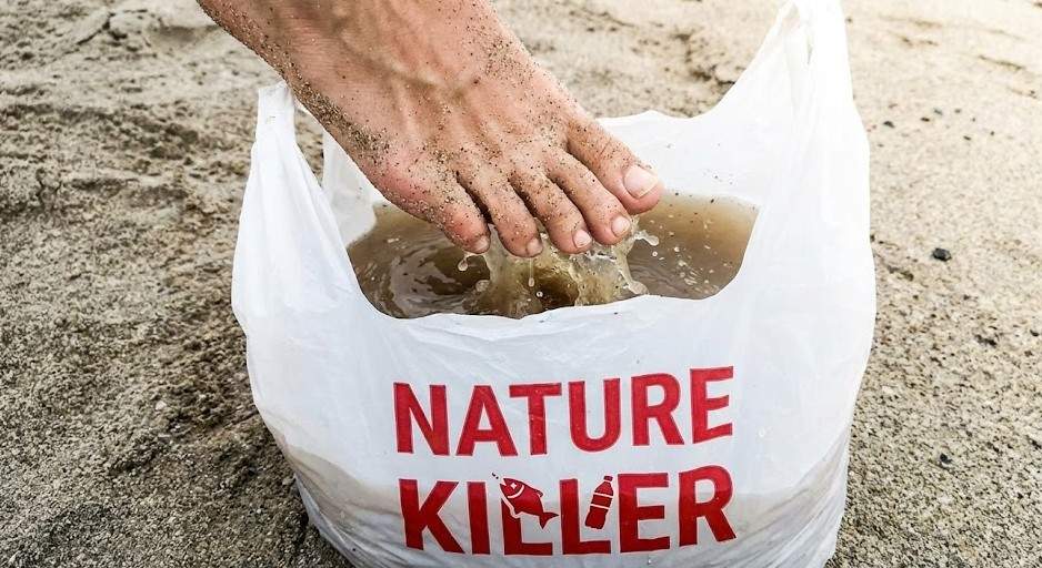 La technique du sac plastique, testée mais non validée pour sa durabilité.
